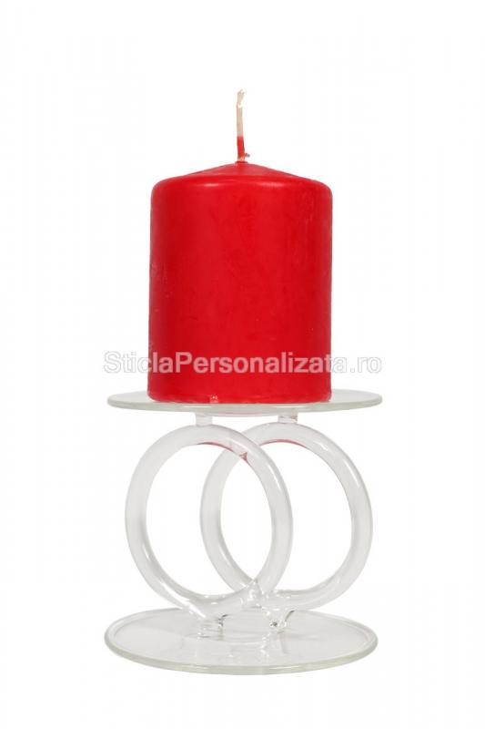 Suport sticla pentru lumanare