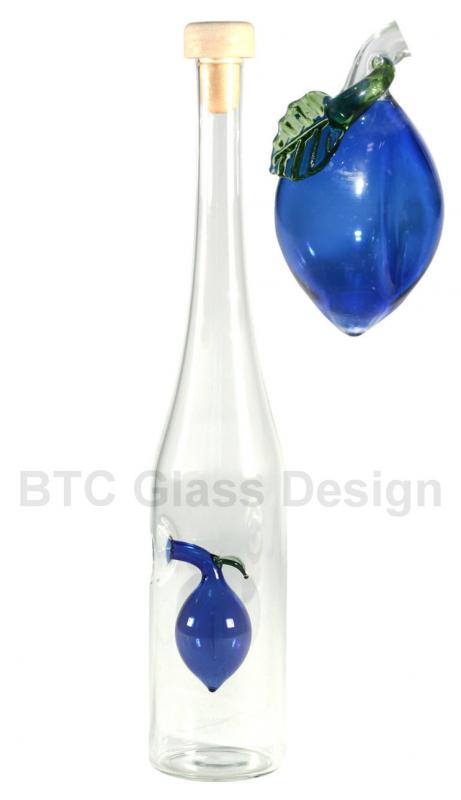 Sticla marturie pruna