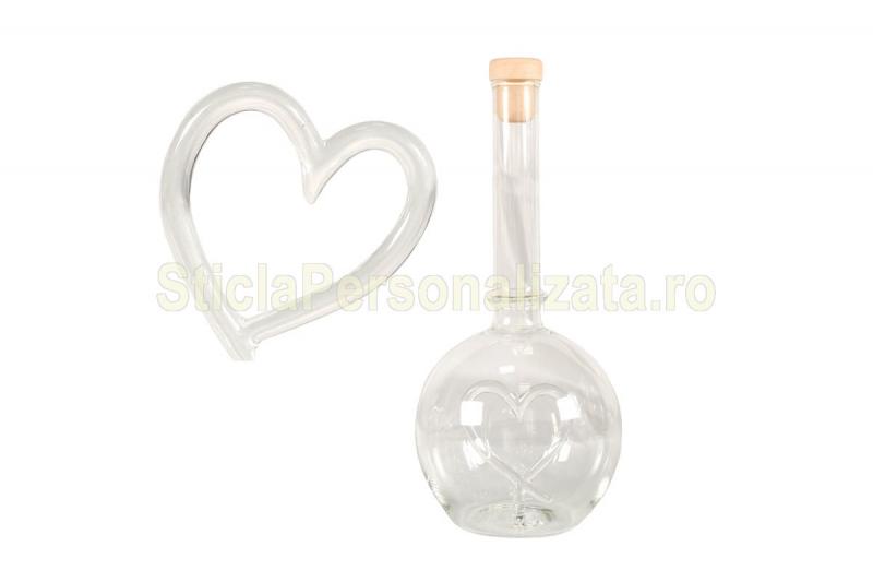 Sticla balon inima