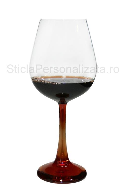 Pahar vin rosu hand made