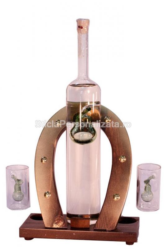 Sticla suport potcoava