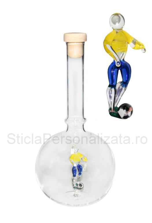 Sticla cu fotbalist