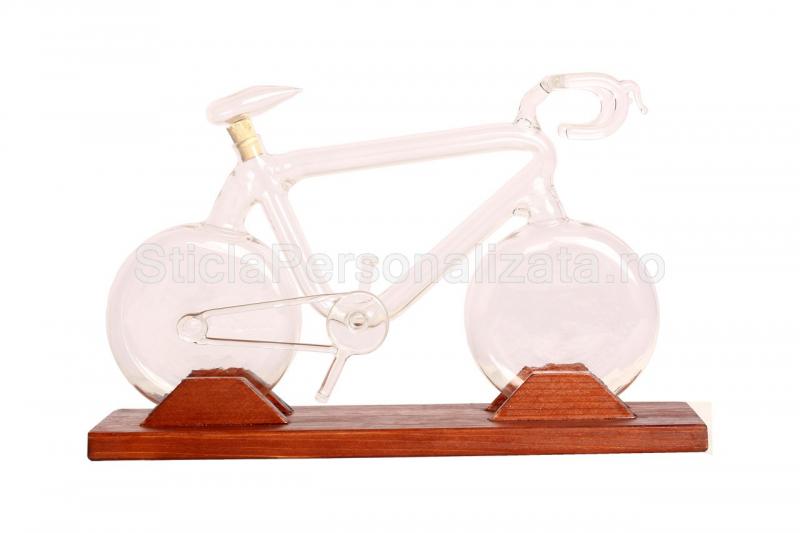 Sticla forma bicicleta