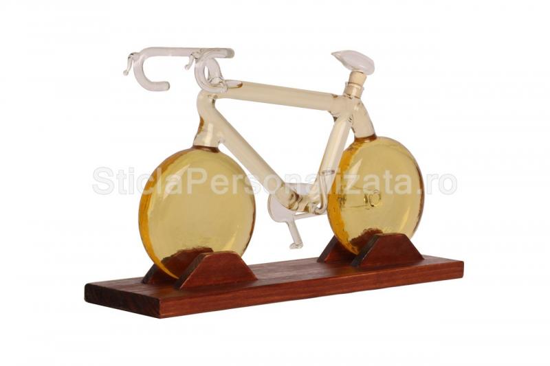 Sticla forma bicicleta
