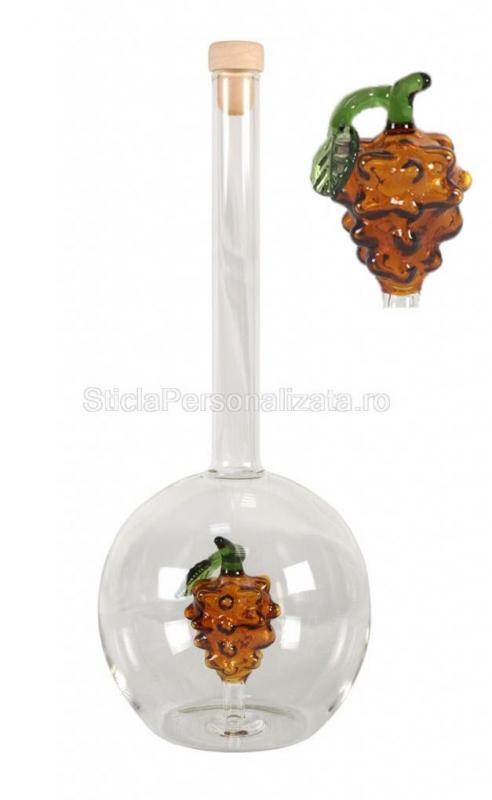 Sticla cu strugure colorat