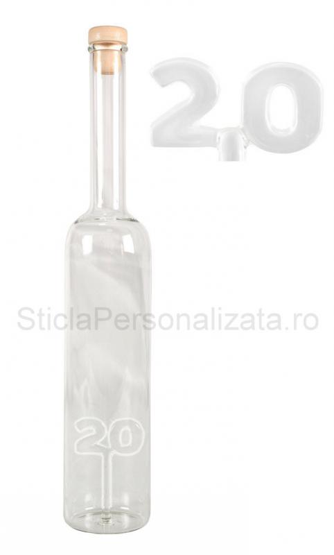 Sticla cilindrica cu cifre